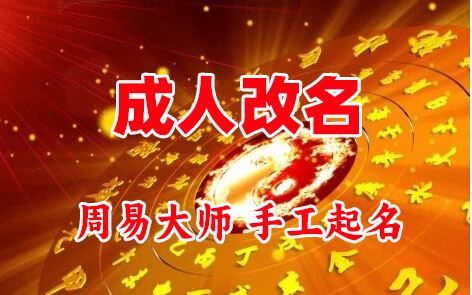 冷水江成人改名-找大师一对一改名先分析后改名